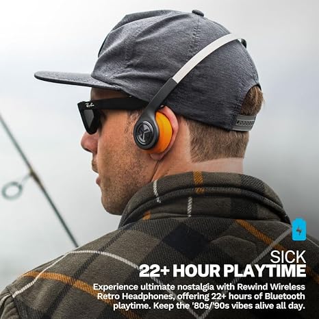 JLab, Rewind 2, Retro Wireless on-Ear Headphones