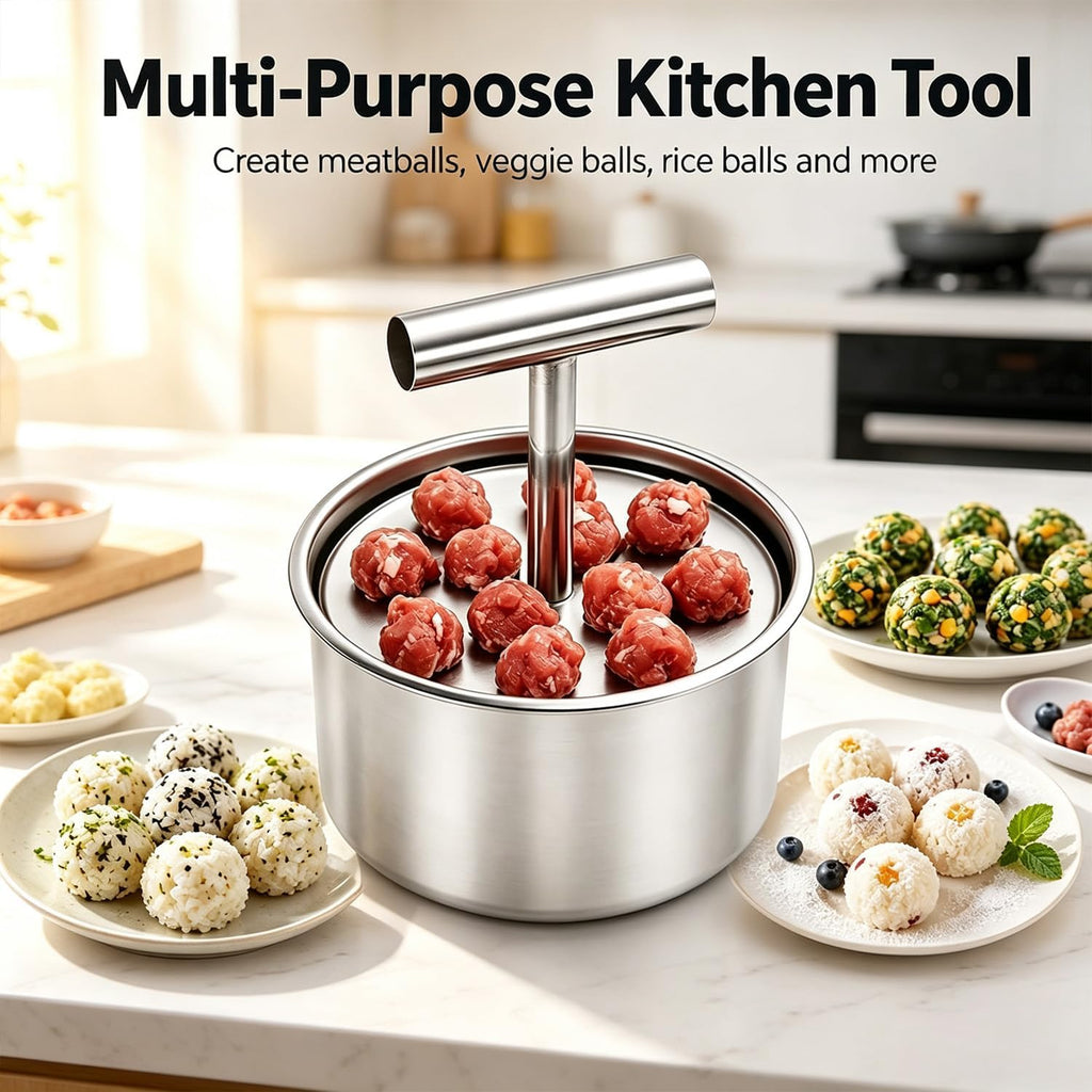 Stainless Steel Meatball Press
