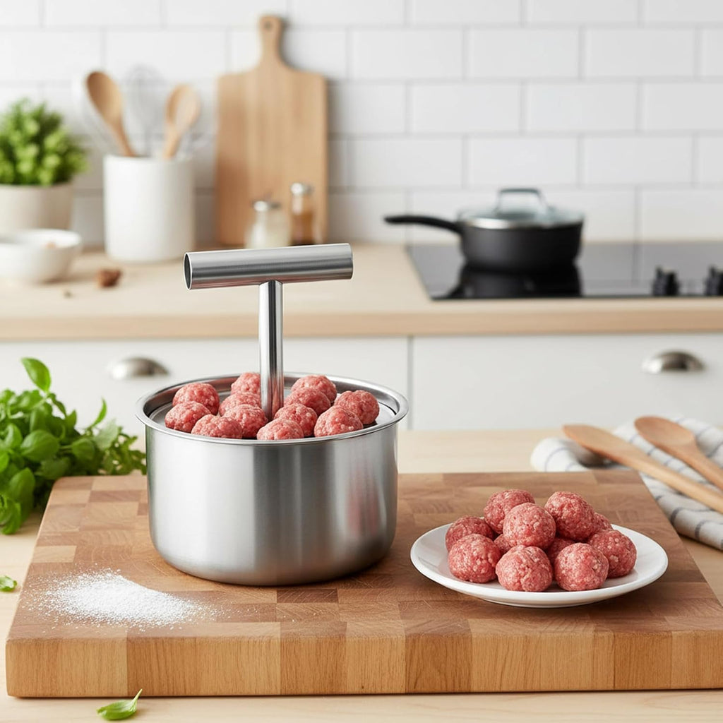 Stainless Steel Meatball Press