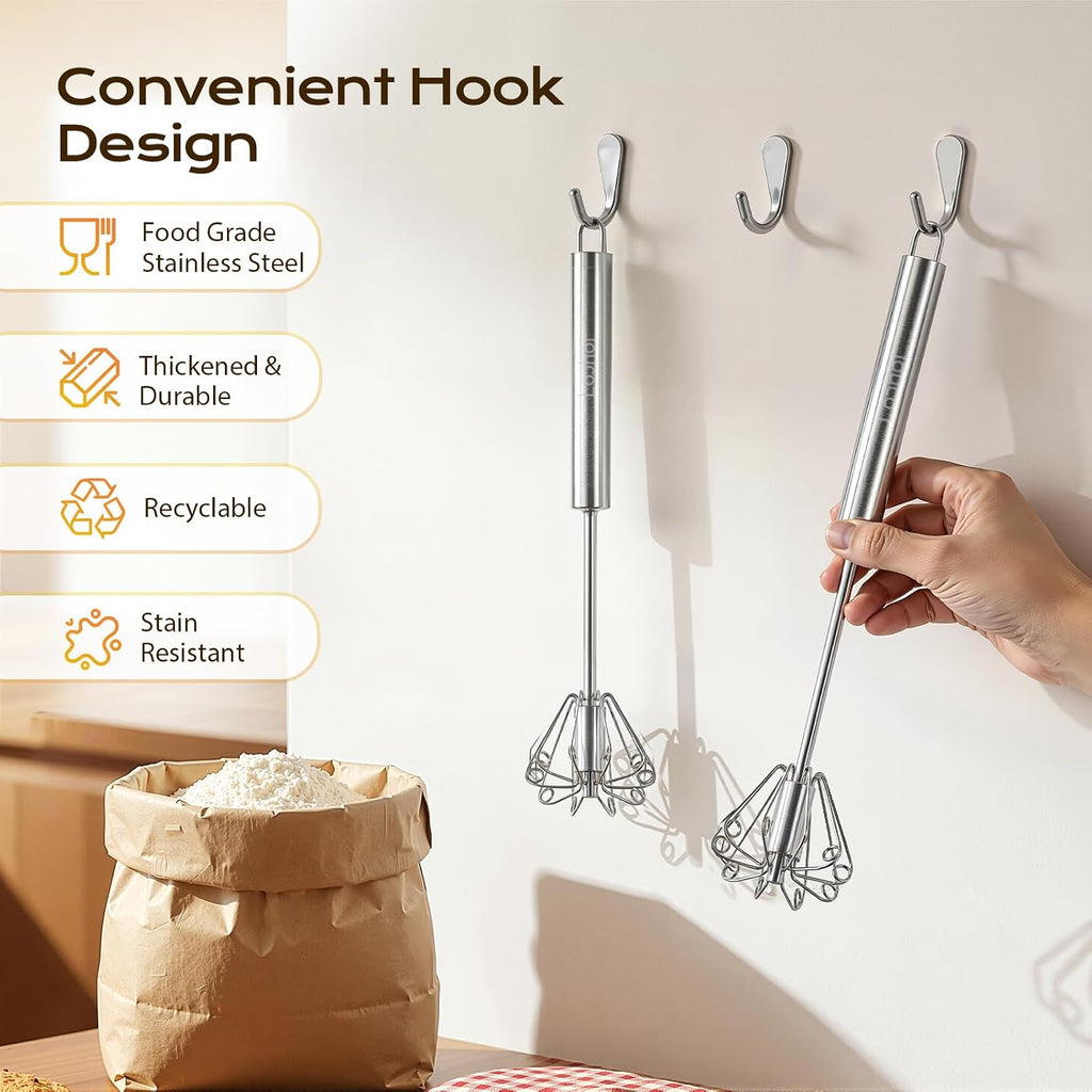 Stainless Steel Semi-Automatic Whisk